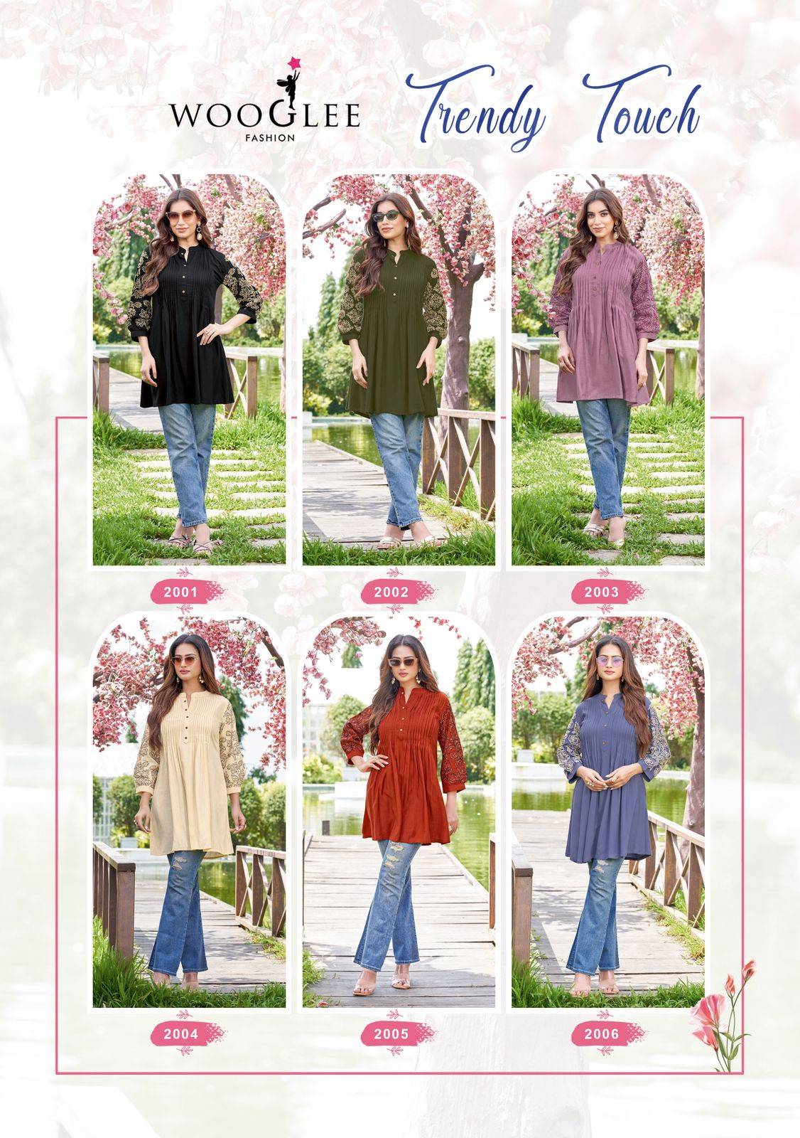 Wooglee Trendy Touch Bulk Kurti manufacturers